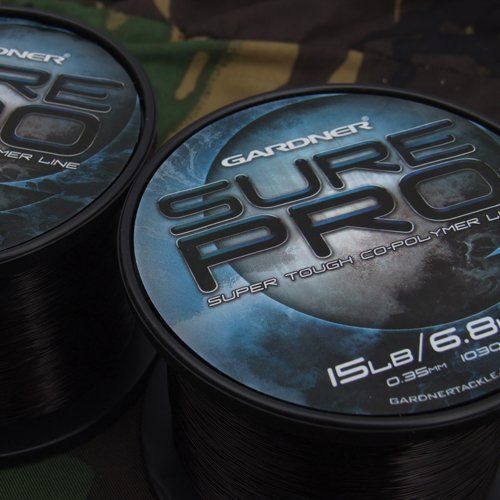 Волосінь коропова Gardner Sure PRO black SPRO12 фото
