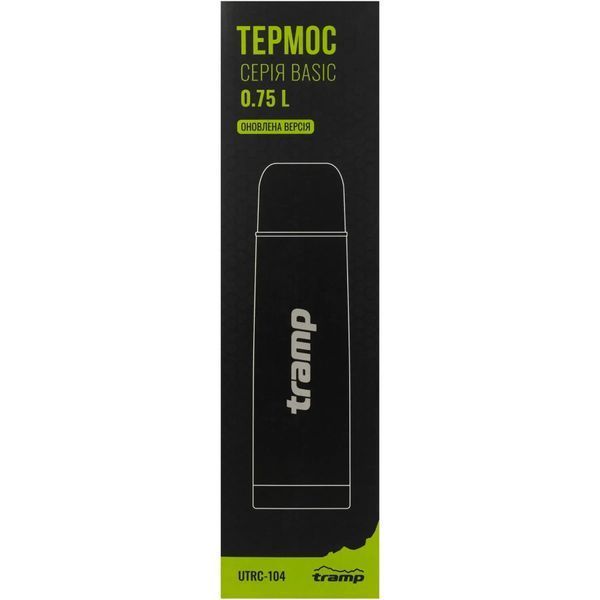 Термос Tramp Basic 0,75 л чёрный UTRC-104 black UTRC-104-black фото