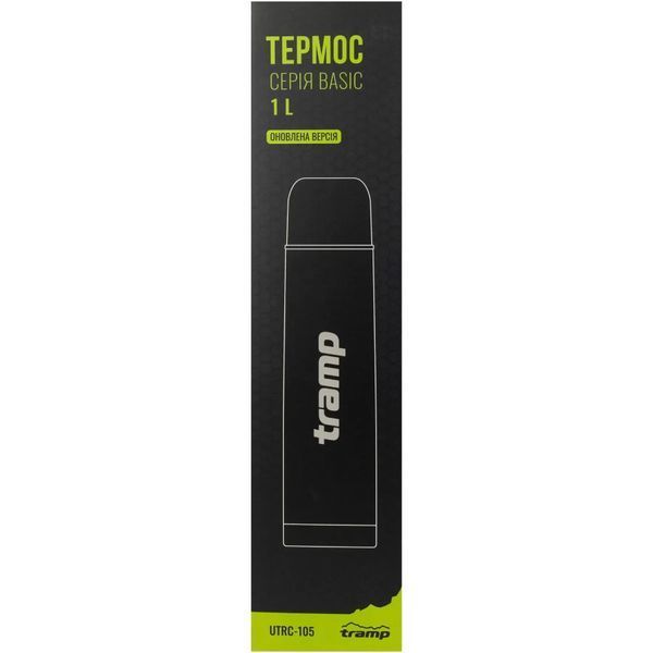 Термос Tramp Basic 1 л чёрный UTRC-105 black UTRC-105-black фото