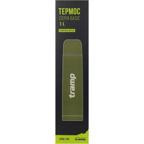 Термос Tramp Basic 1 л оливковий UTRC-105 olive UTRC-105-olive фото