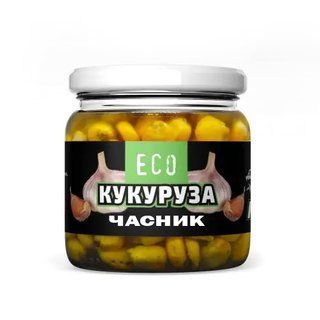 Кукуруза насадочная консервированная со вкусом Чеснок ECO ROBIN 200 гр 17449_JM фото